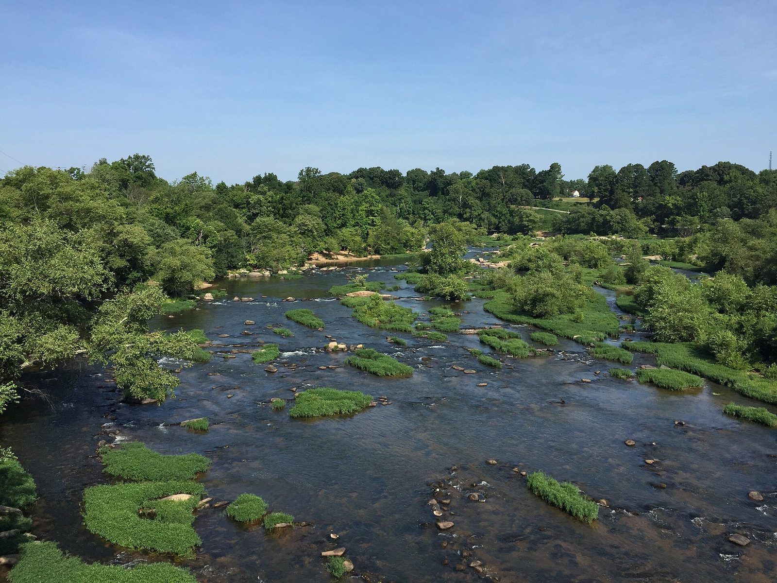 Rappahannock River between Falmouth and Fredericksburg
